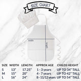 Personalized Kids Apron and hat set - Heart & Arrows